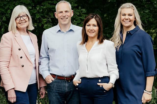 Clinical director Marianne Downie, managing partners Gordon and Andrea Bethell, and operations director Samantha Craven are the senior team behind The Harlow, a new therapy and coaching practice launched in Harrogate.