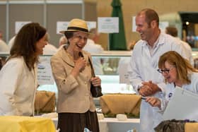 Her Royal Highness The Princess Royal enjoyed visiting the Cheese and Dairy Show at the Great Yorkshire Show