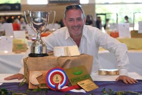 Bradbury’s Cheese of Buxton in Derbyshire were the winners of the Supreme Champion Cheese title with their soft cheese called Vallage Triple Cream