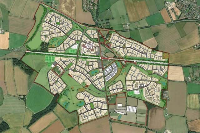 Photo: A masterplan of the Maltkiln village which once built could be occupied by more than 8,000 residents.