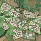 Photo: A masterplan of the Maltkiln village which will become home to more than 8,000 residents.