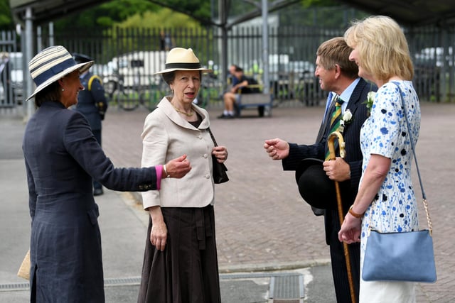 Her Royal Highness The Princess Royal visits the 163rd show