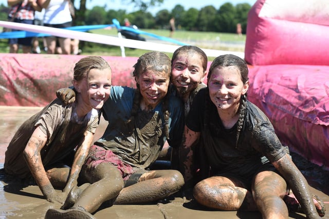 Action from the Pretty Muddy race