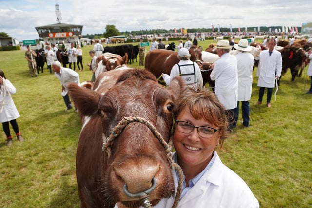 The Grand Cattle Parade takes place in the Main Ring