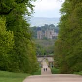25th May 2021Harrogate walking feature.Pictured Studley Royal Deer Park with Ripon Catherdral in the backgroundPicture Gerard Binks