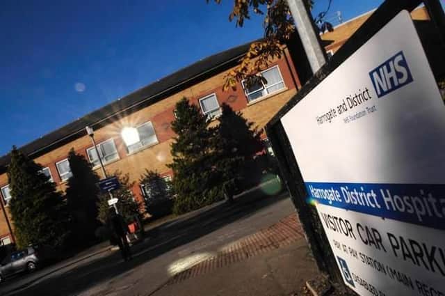 Harrogate District Hospital.