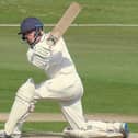 Opening batsman Isaac Light top-scored for Harrogate CC during their Yorkshire Premier League North defeat to Castleford. Picture: Richard Bown