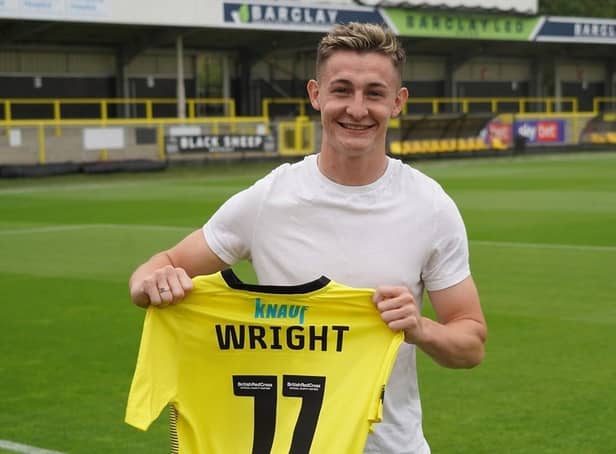 Max Wright will wear the number 11 shirt at Harrogate Town. Picture: Harrogate Town AFC