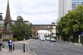 Photo: A view onto Harrogate's Station Parade and James Street which are set to be remodelled under the Gateway project.