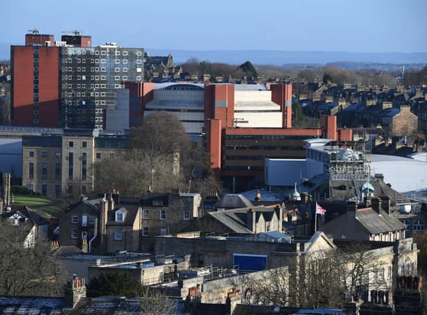 4th January 2022Pictured skyline of Harrogate showing Harrogate Convention CentrePicture Gerard Binks