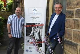 New challenges - Francis McAllister and David Thomson of Harrogate Homeless Project, a charity which provides support to so many.