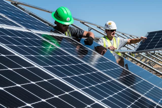 Helping the green economy by installing solar panels