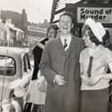 Flashback to 1961 - Newly-weds Valerie Ribbands and Frank Graves outside Harrogate Theatre where they decided to have their wedding reception in the Circle Bar.