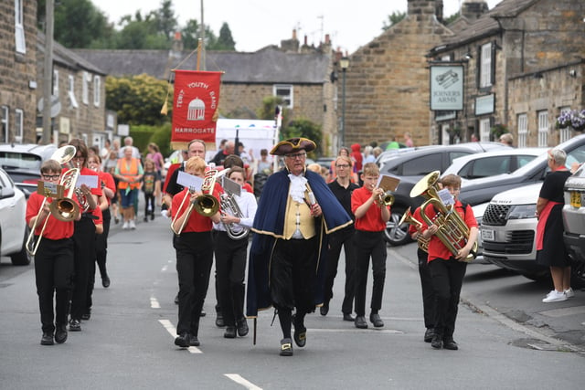 23rd July 2022
Hampsthwaite Feast.
Pictured Tewit Youth Band take part in the parade 
Picture Gerard Binks