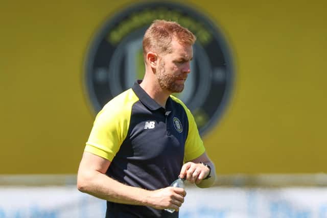 Harrogate Town manager Simon Weaver.