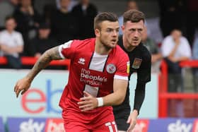 Tyler Frost in League Two action for Crawley Town against Northampton last season. Picture: Getty Images
