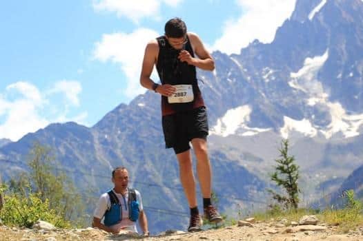 Alex Fennah has become the youngest finisher of a gruelling French Alps mountain trail run