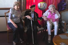 Ethel, Joe, and Mabel all together celebrating Mabel’s birthday back in July