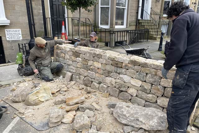 'Ales in the Dales' project: Bringing the Dales -  and a dry stone wall - to the heart of Harrogate at The Pickled Sprout restaurant for the reopening of the hospitality sector.