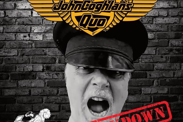 It's a hit! The front cover of Harrogate label Barrel And Squidger Records' new single, Lockdown featuring legendary Status Quo founder member and drummer John Coghlan.