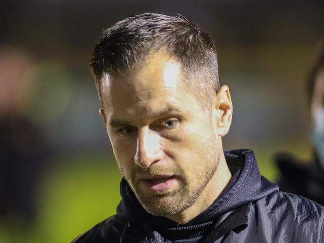 Harrogate Town assistant manager Paul Thirlwell. Pictures: Matt Kirkham