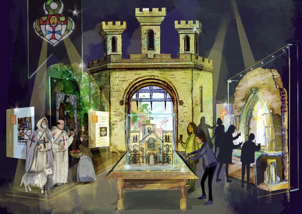 St Robert and the Trinitarian Priory Concept visual for Knaresborough Museum Association January 2021
