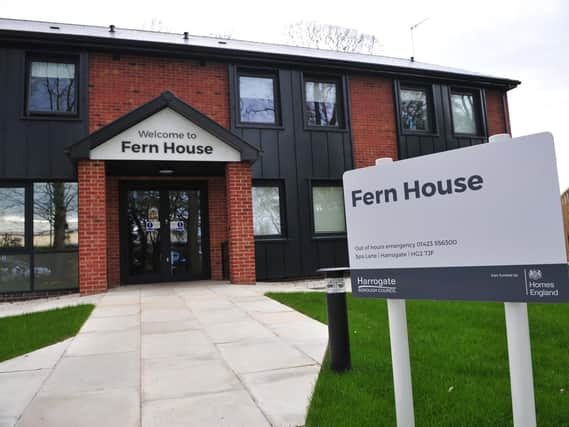 Helping single homeless people - Fern House in Harrogate.