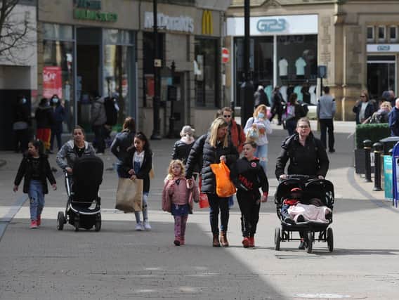 Far from being cautious, the Harrogate public have come back in their hundreds to the town centre to shop, eat or drink since Monday's easing of lockdown.