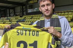 Levi Sutton signed for Harrogate Town on a month-long loan deal back in August 2018. Picture: Matt Kirkham