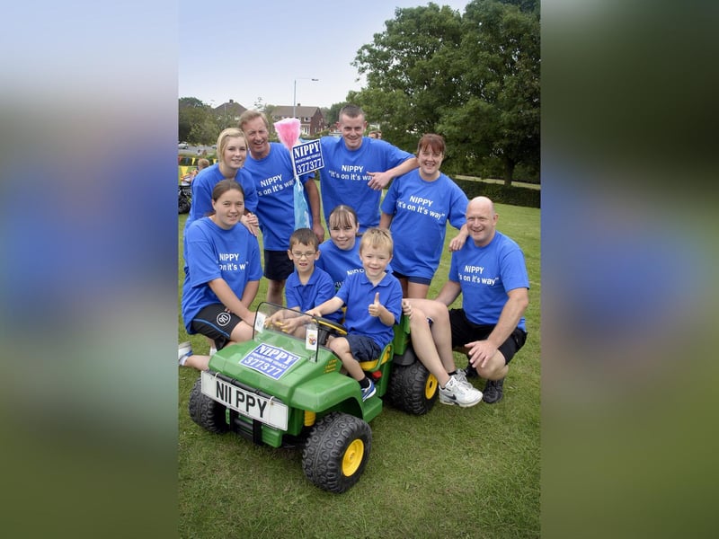 Nippy Taxi’s team (pictured) win the second round of Saint Catherne’s Hospice It’s A Knockout event.