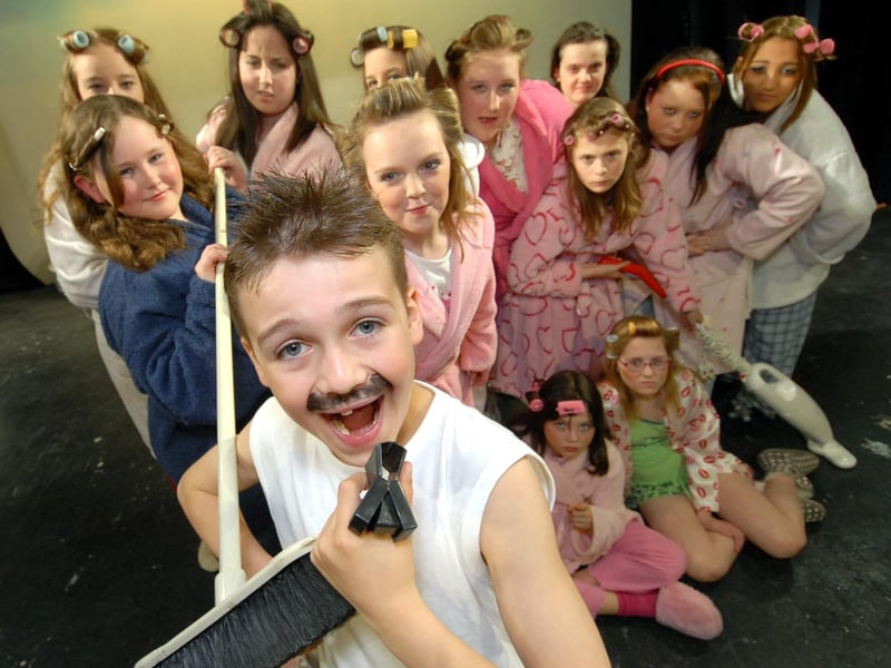 Joe Maw as Freddie Mercury leads a performance of I Want To Break Free at the YMCA Variety Show.