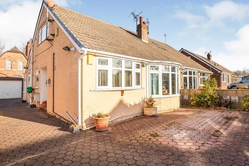 This three bed semi-detached bungalow on Lingwell Gate Crescent, Outwood is on the market for £170,000.
