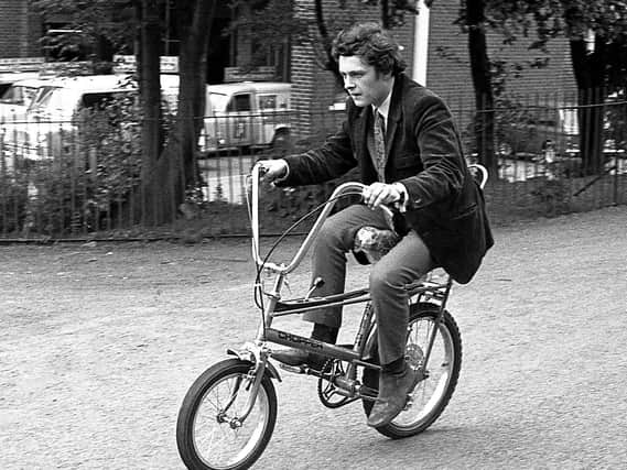 Wigan Post reporters Tom Hall and Phil Rickman trial two new style cycles to hit the streets of Wigan  in July 1970