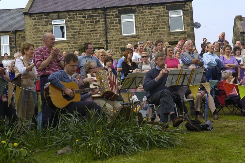 Glasshouses May Day Celebrations in 2005.
