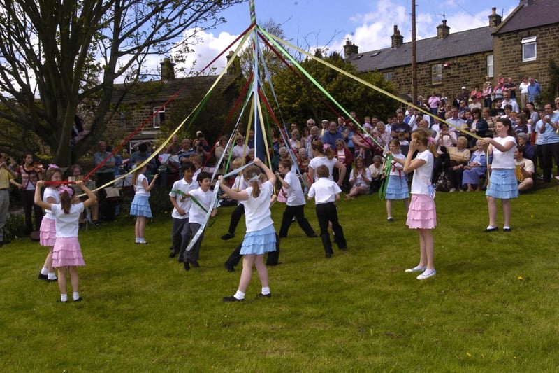 Glasshouses May Day celebration in 2005.