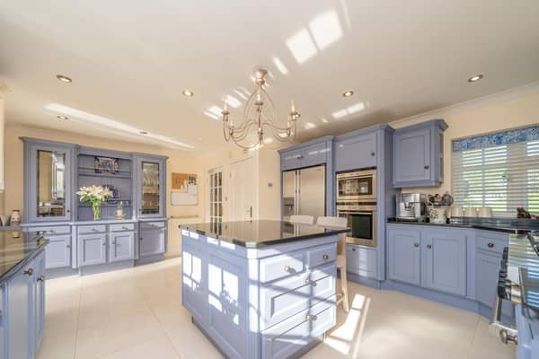 The unique breakfast kitchen.