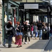 Going on a spending spree - A busy James Street in Harrogate (Picture Gerard Binks)