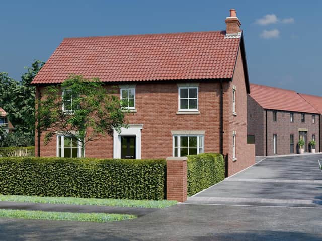 Roman tribute - Kiln House at Boroughbridge, one of the five properties being brought to life there by Brigantia Homes.