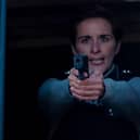 Ted Hastings (Adrian Dunbar), Steve Arnott (Martin Compston) and Kate Flemming (Vicky McClure) all star in the action-packed clip. (BBC)