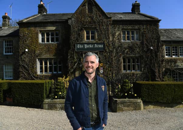 Head gardener Dean Dean Bolton-Grant who is overseeing the new Northern School of Gardening, which is being hosted at the Yorke Arms at Ramsgill-in-Nidderdale, near Pateley Bridge. Picture : Jonathan Gawthorpe