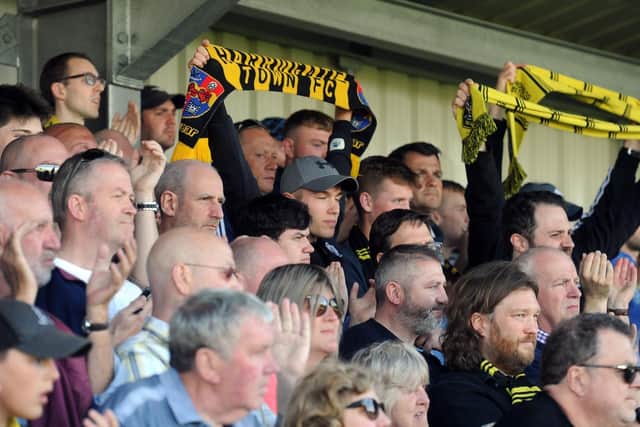 Harrogate Town fans will once again miss out on seeing their team at Wembley when they play on Monday.