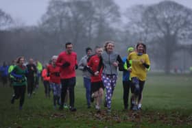 Flashback to runners in pre-Covid days taking part in Harrogate Parkrun which first took place in 2012.