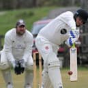 Louis Foxton played his part with the bat as Pateley Bridge CC beat Goldsborough in Division One of the Theakston Nidderdale League. Pictures: Gerard Binks