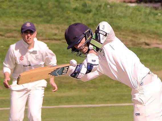 Harrogate CC 1st XI opening batsman Henry Thompson was in the runs once again. Picture: Richard Bown