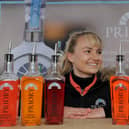 Artisan market stall holder Charlotte Wood of Priory Potato Vodka. Picture Gerard Binks