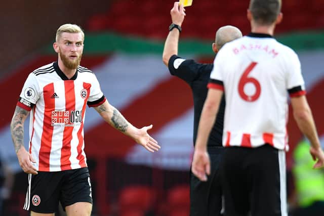 Sheffield United striker Oli McBurnie appears to get involved in a street fight in Knaresborough in a viral video on social media. Picture: Getty Images.