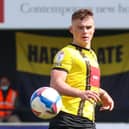 Glasgow Rangers' Josh McPake in action for Harrogate Town. Pictures: Matt Kirkham