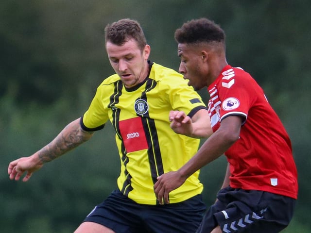 Joe Leesley did not feature for Harrogate Town during their debut League Two campaign. Pictures: Matt Kirkham
