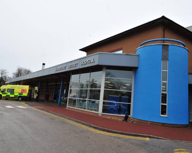 People are being urged to think carefully before attending the Emergency Department at Harrogate District Hospital.