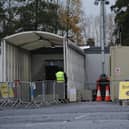 The Dragon Road car park testing site opened in October last year with the capacity to carry out around 300 tests a day.